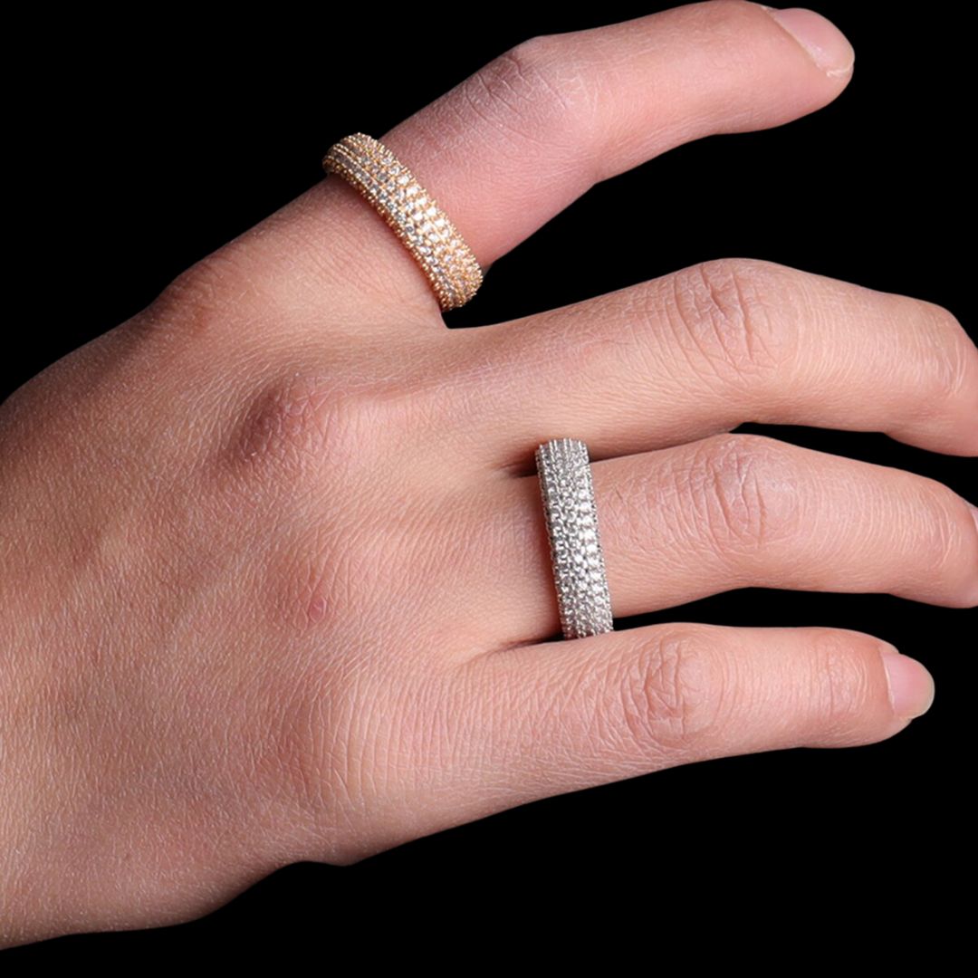 Stones of Round Iced Out Diamond Ring