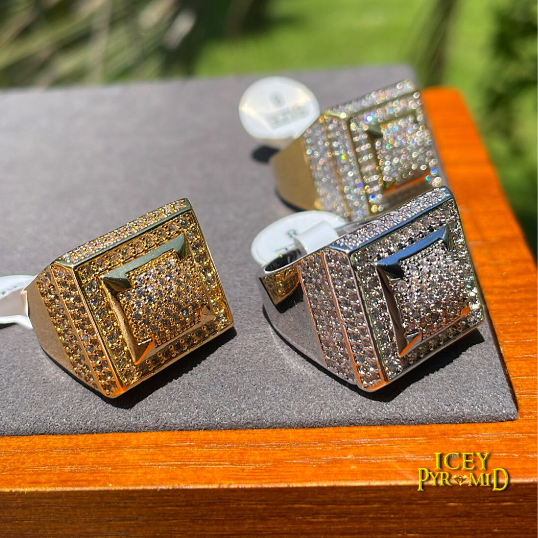 Empire Edition Iced Out Diamond Ring