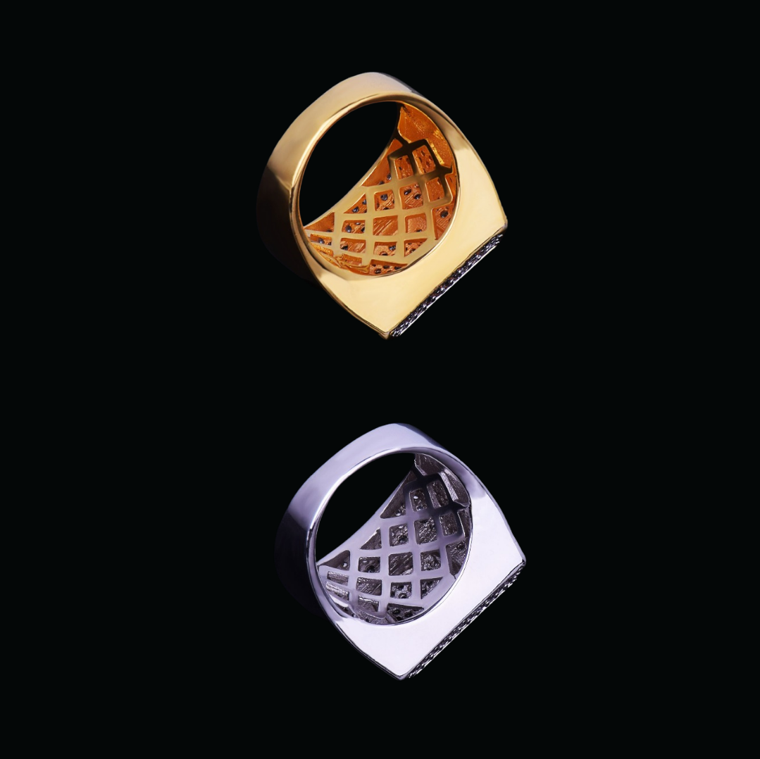 Empire Edition Iced Out Diamond Ring