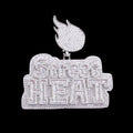 Street Heat Iced Out Diamond Pendant Necklace