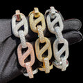 20MM Baguette and Stones Infinity Iced Out Diamond Bracelet