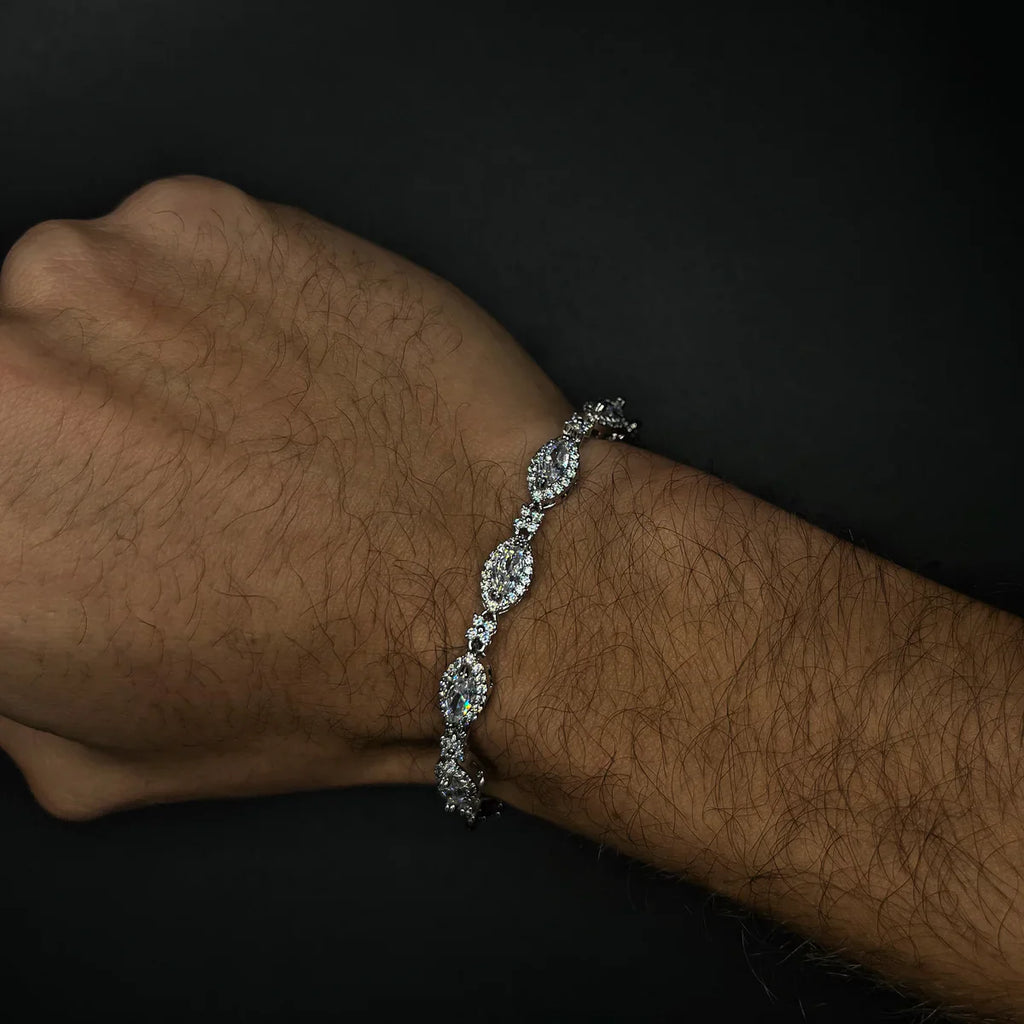 Flower Eye Drop Bracelet